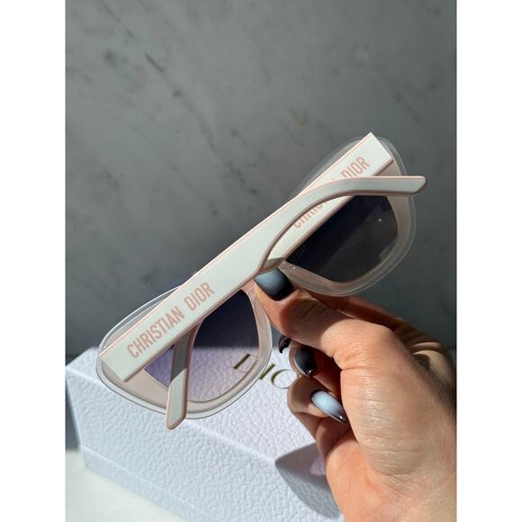 NEW Dior Pacific B3U Logo Sunglasses Cat Eye Milky Pink main image 4